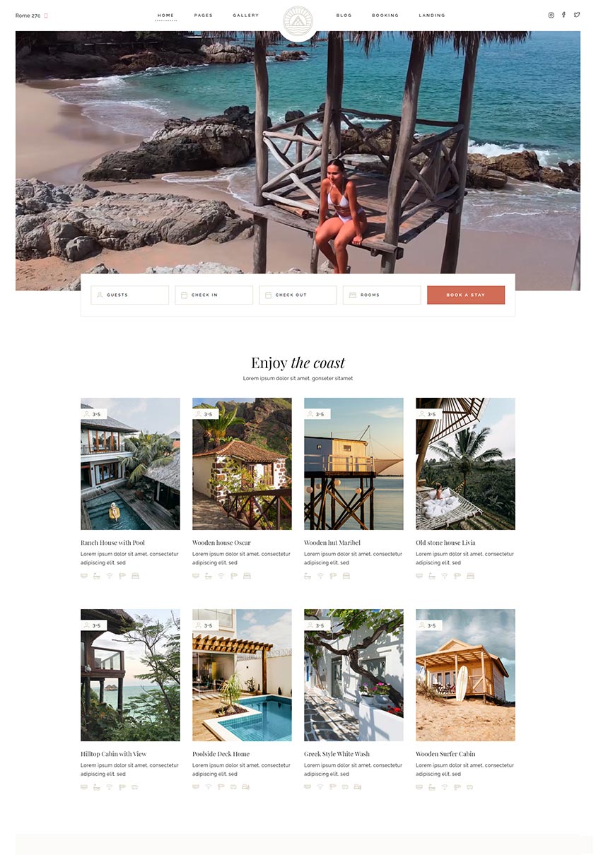 Chalet - Travel Booking WordPress Theme