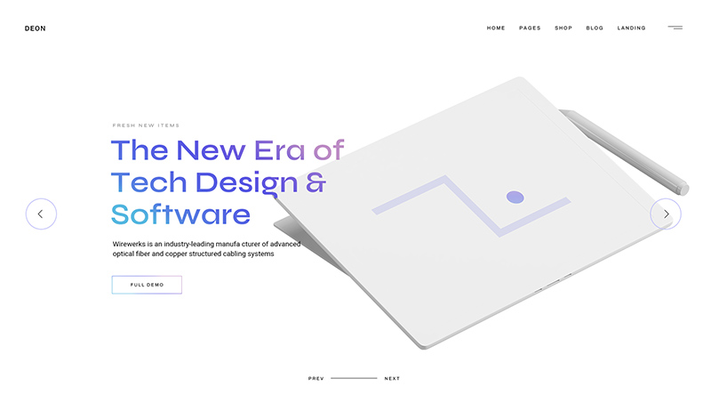 Deon - Technology and Software Company Theme