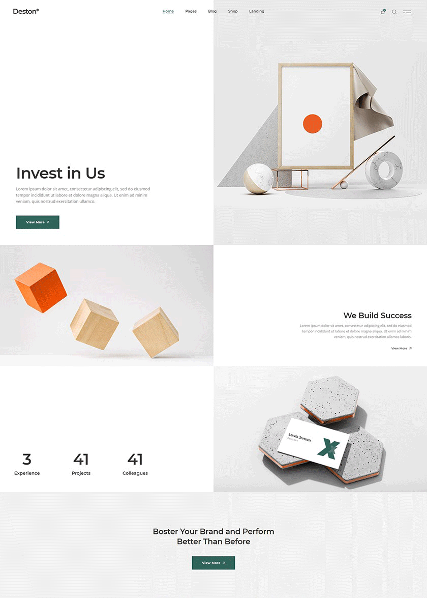 Deston - Corporate Business Theme