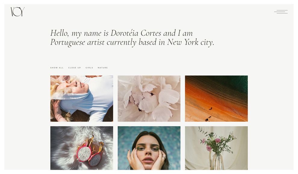 Me Voy - Photography Portfolio Theme