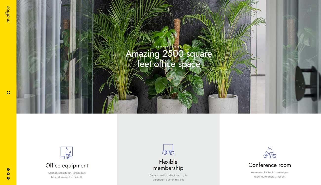 MultiOffice - Coworking Space Theme