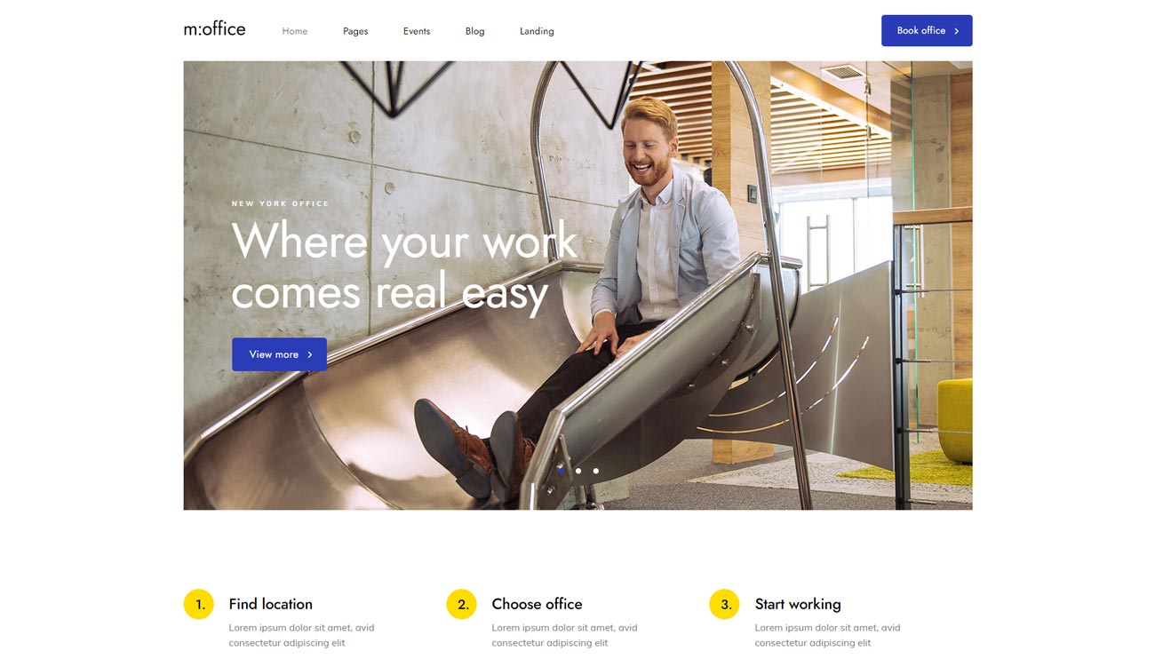 MultiOffice - Coworking Space Theme