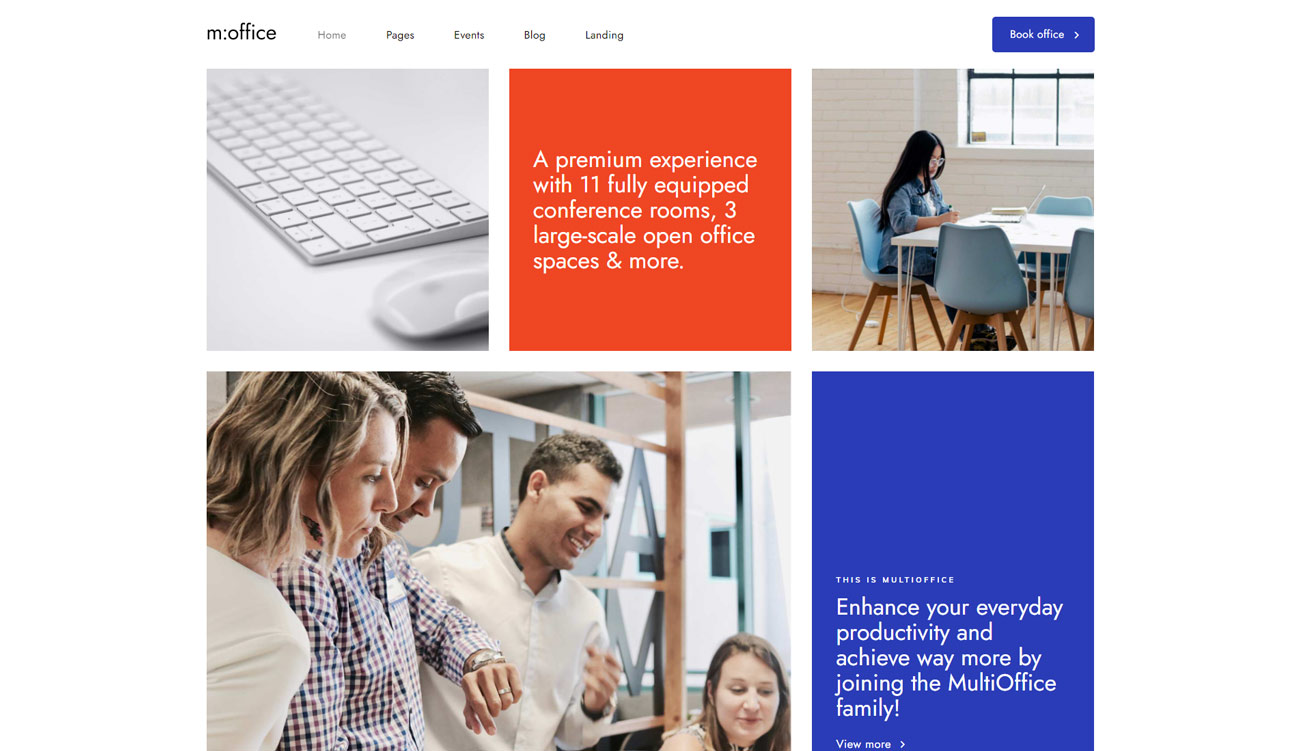 MultiOffice - Coworking Space Theme