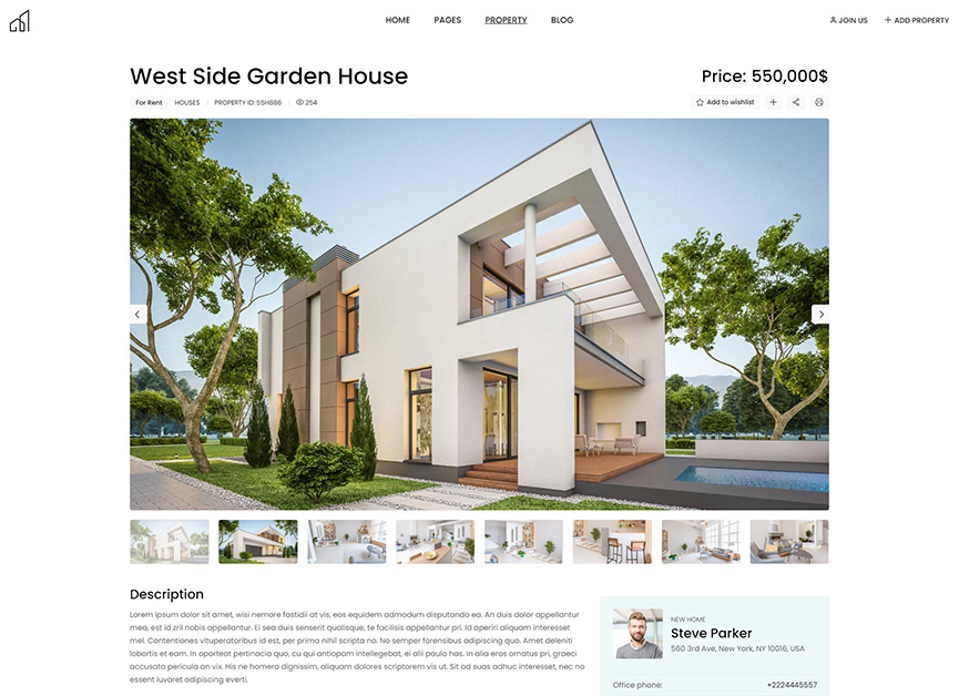 NewHome - Real Estate Theme