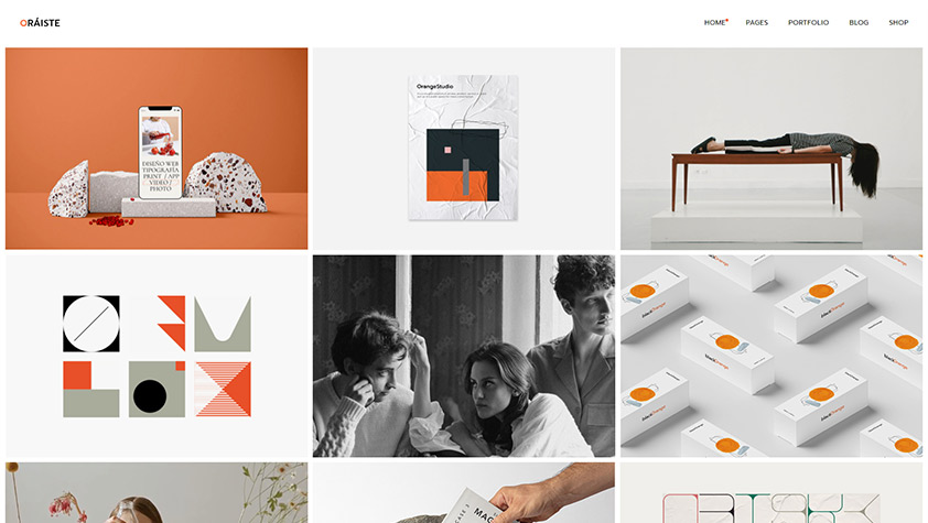 Oráiste - Creative Portfolio Elementor Theme