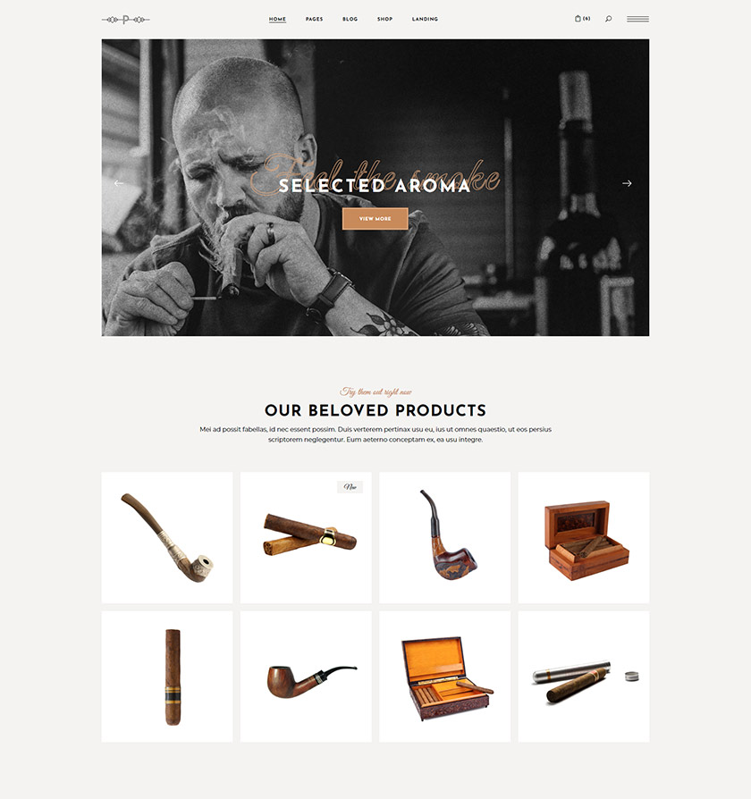 Plamen - Tobacco Store Theme