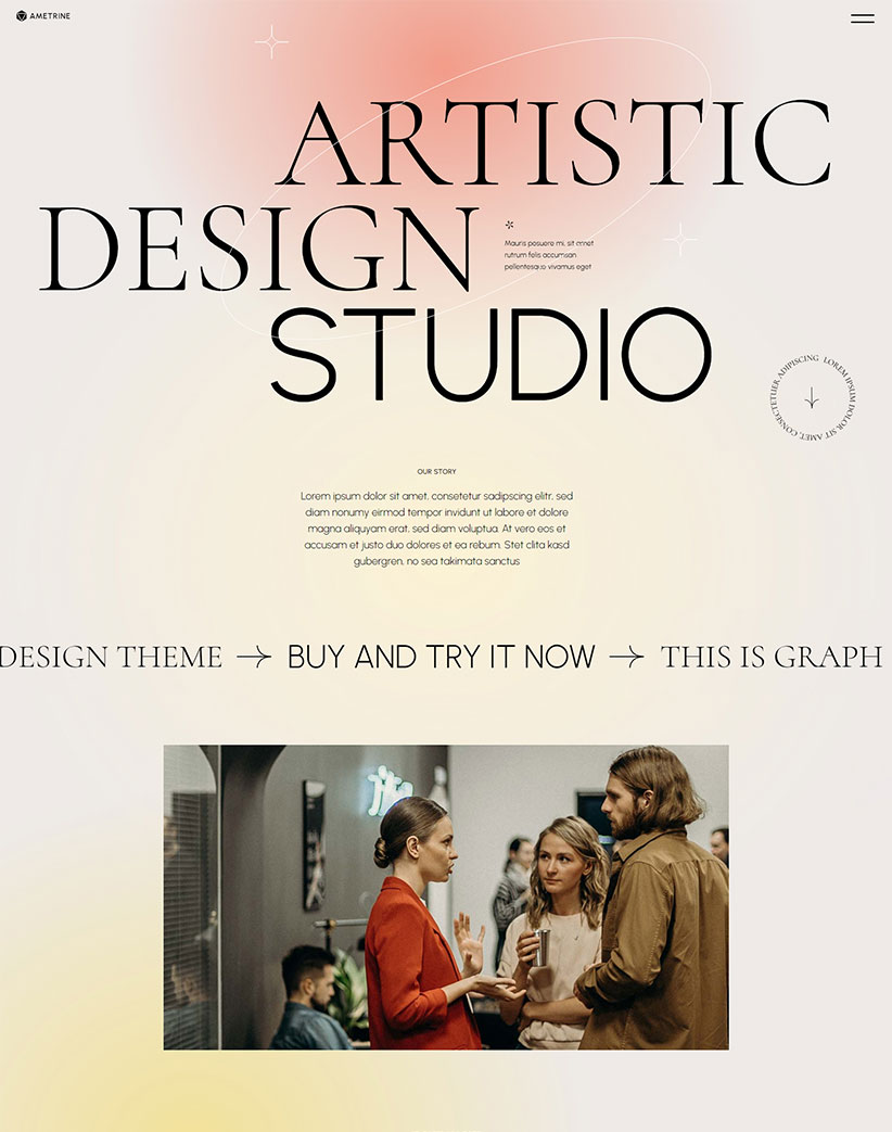 Ametrine - Modern Creative Theme