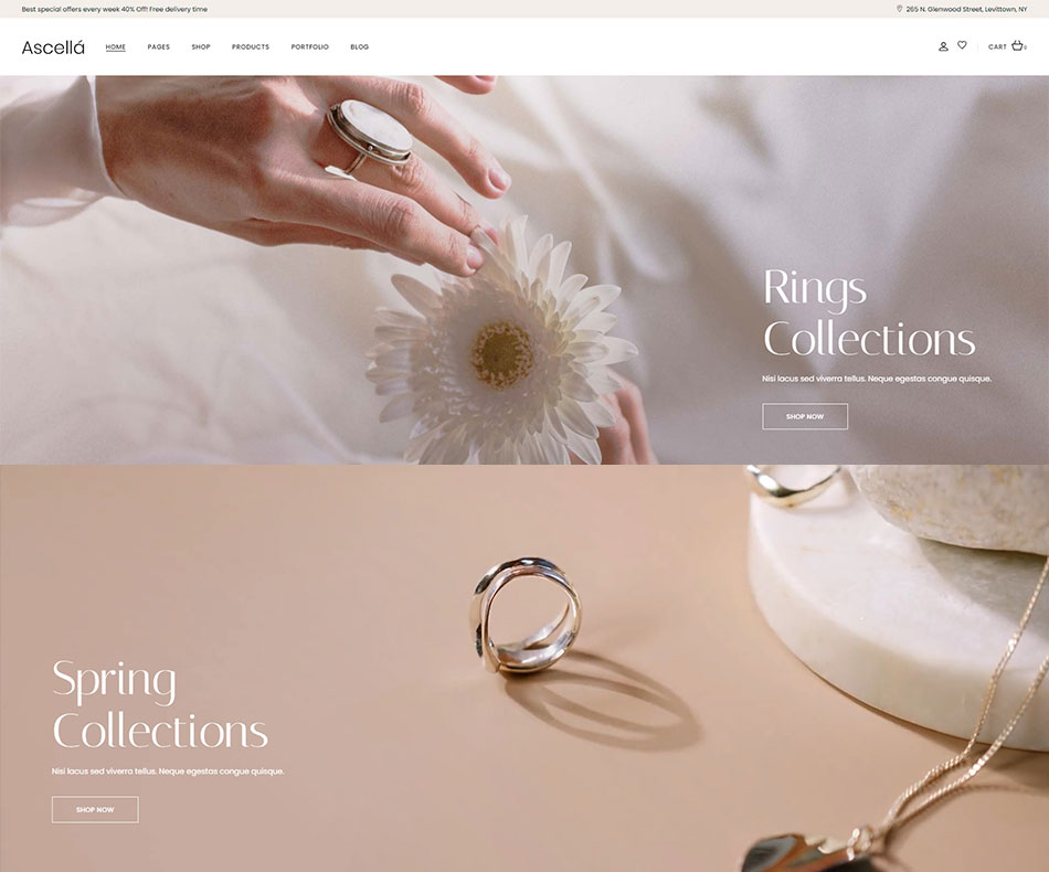 Ascellá - Jewelry Store Theme