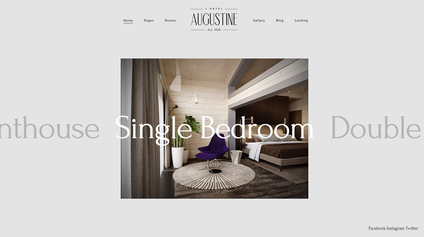 Augustine - Hotel Booking Theme