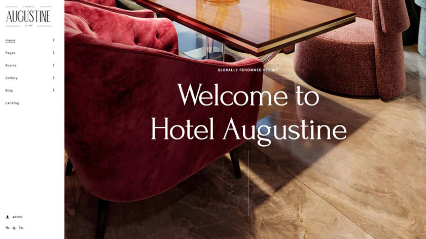 Augustine - Hotel Booking Theme