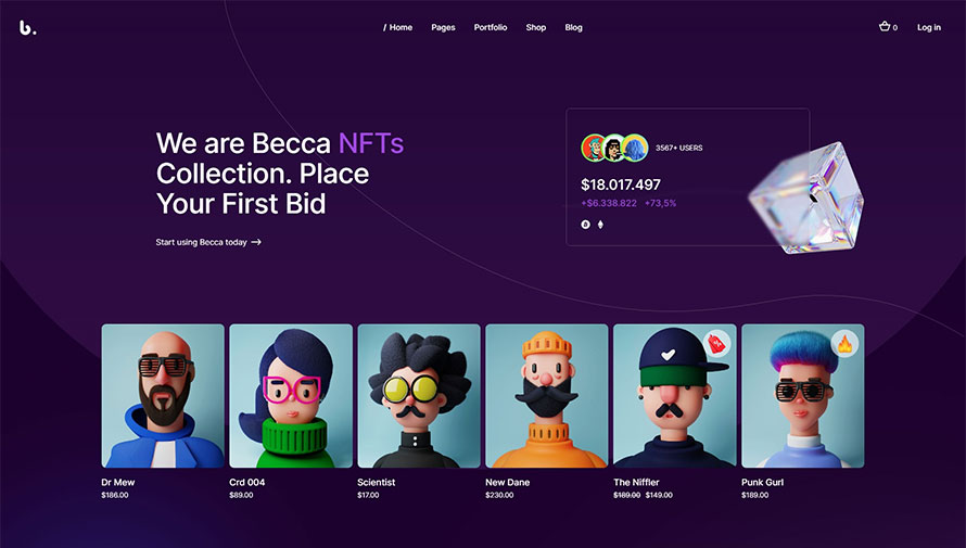 Becca - SaaS and Software Company Theme