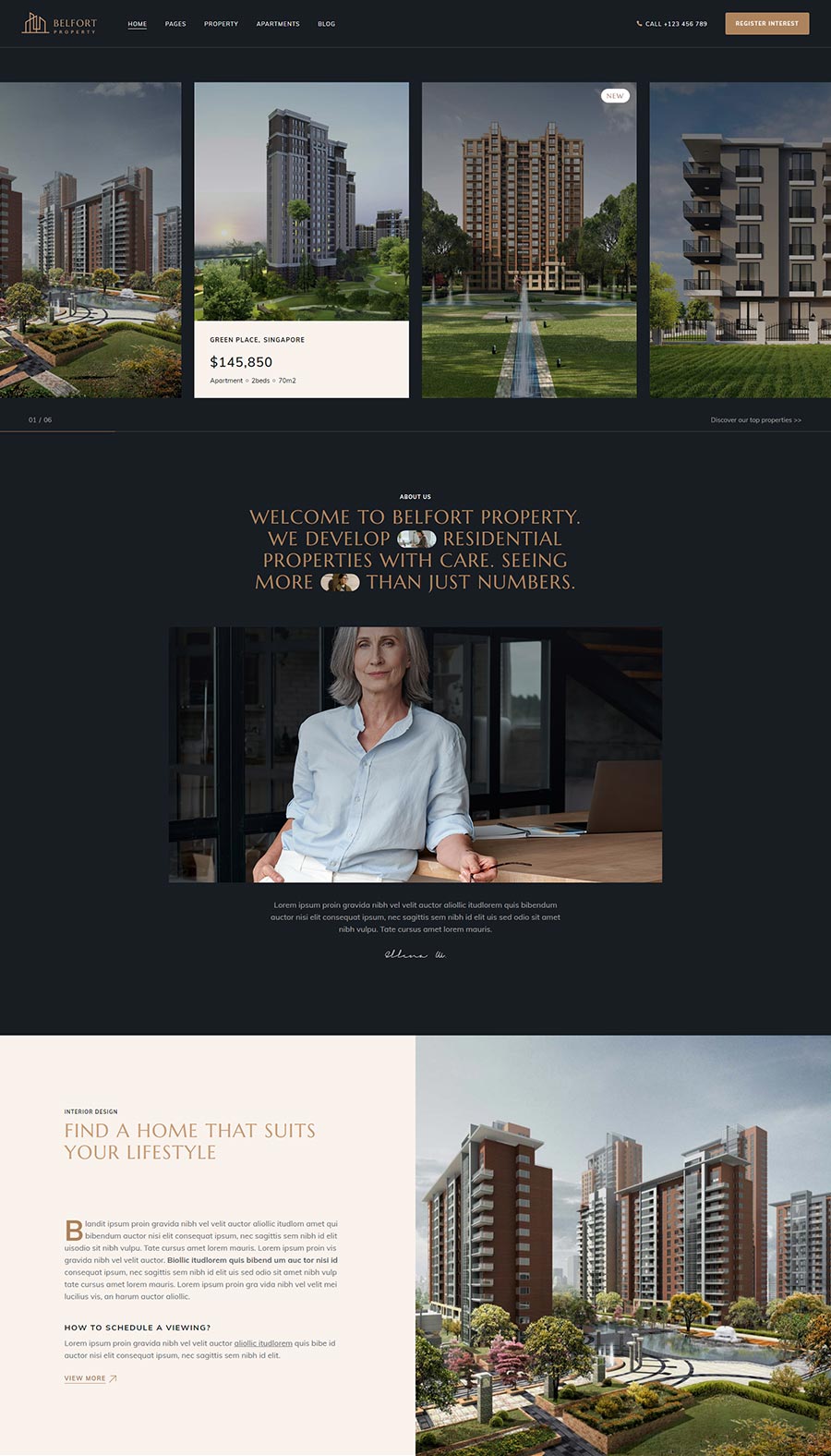 Belfort - Single Property and Apartment Theme