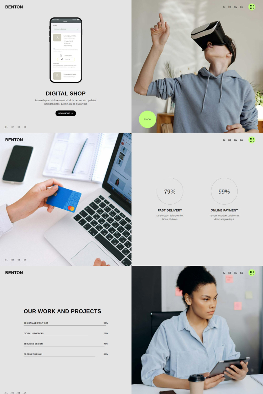 Benton - Digital Agency Theme