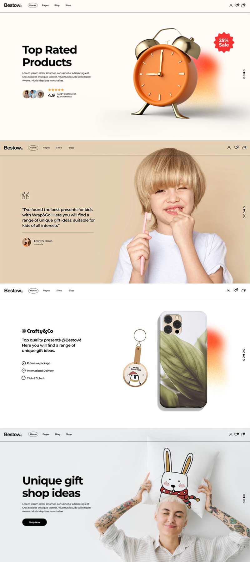 Bestow - Gift Shop eCommerce Theme