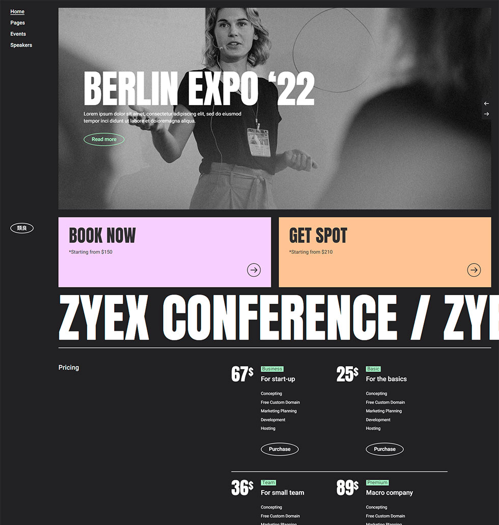 Blühen - Event & Conference Theme