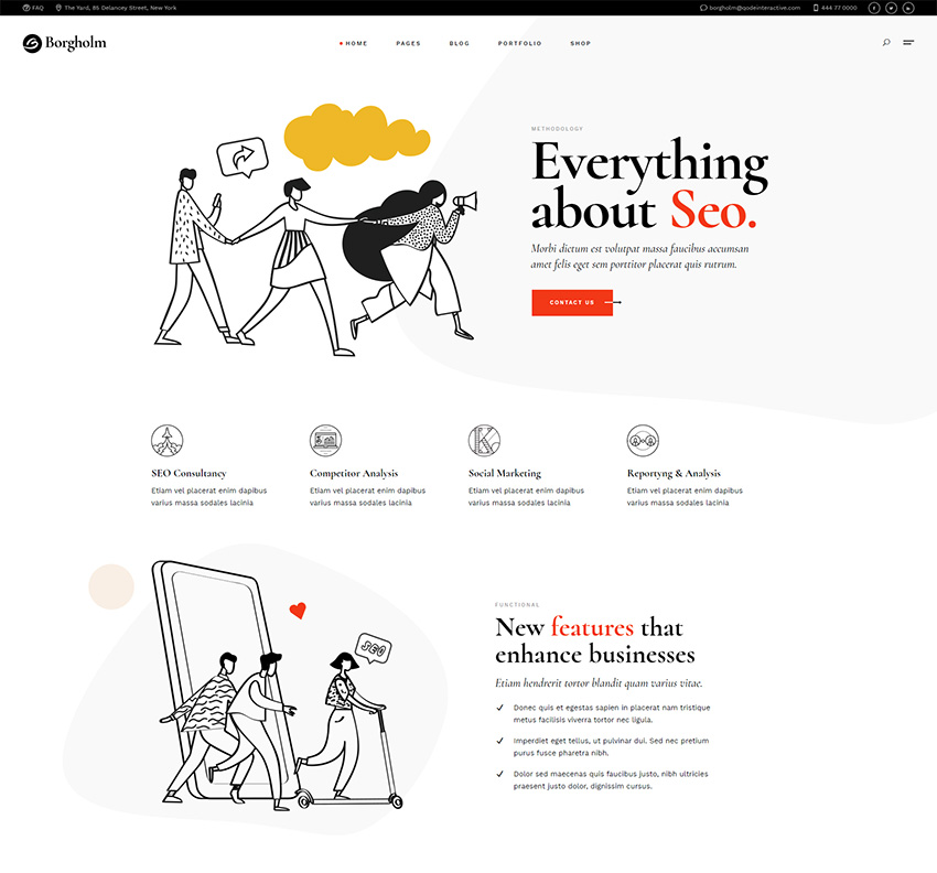 Borgholm - Marketing Agency Theme