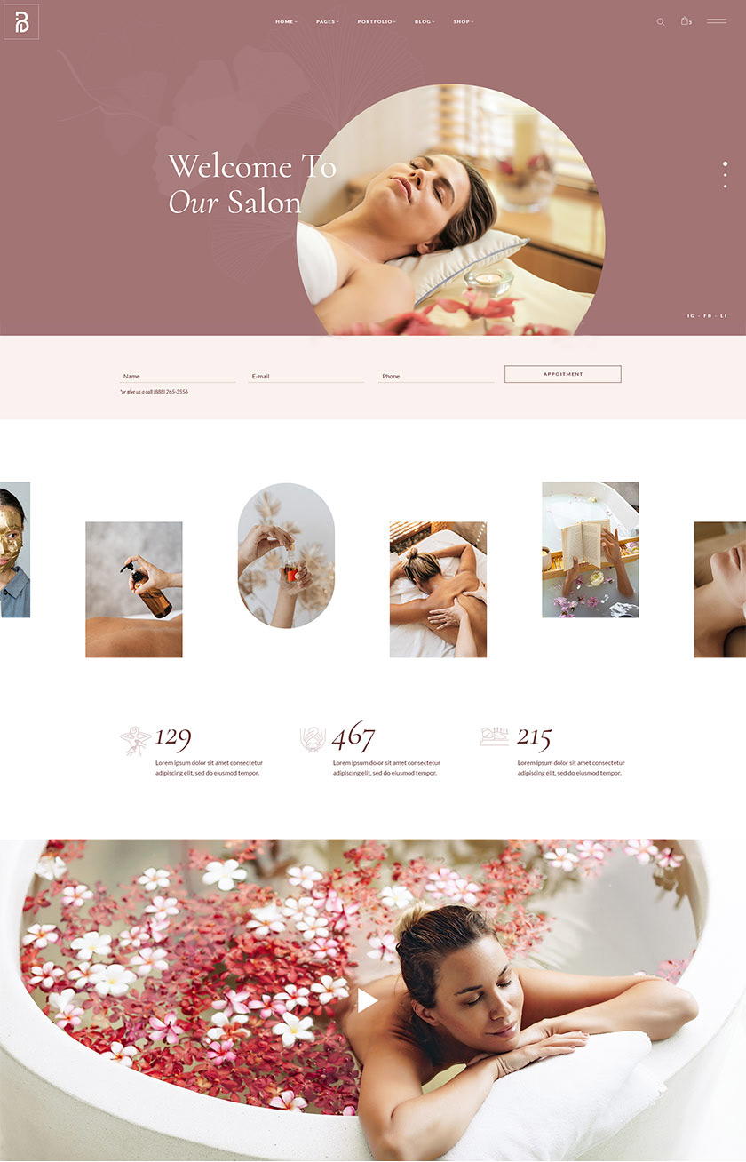 Brielle - Beauty Salon and Cosmetics Theme