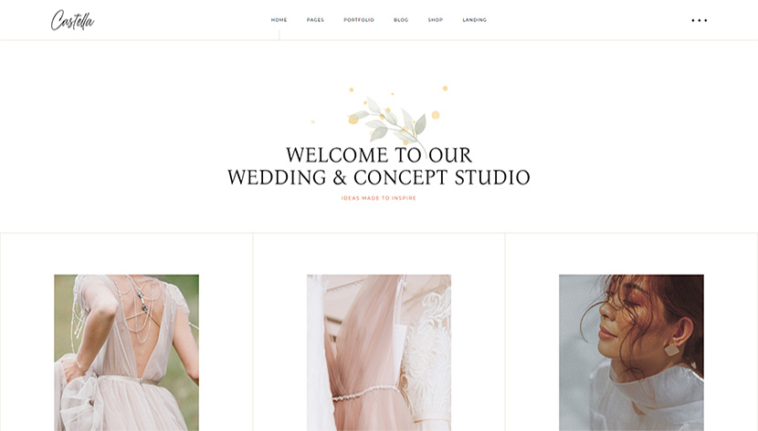 Castella - Wedding and Event Planner Theme