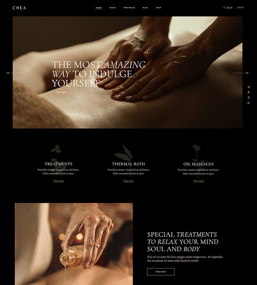 Chea - Spa and Massage Theme