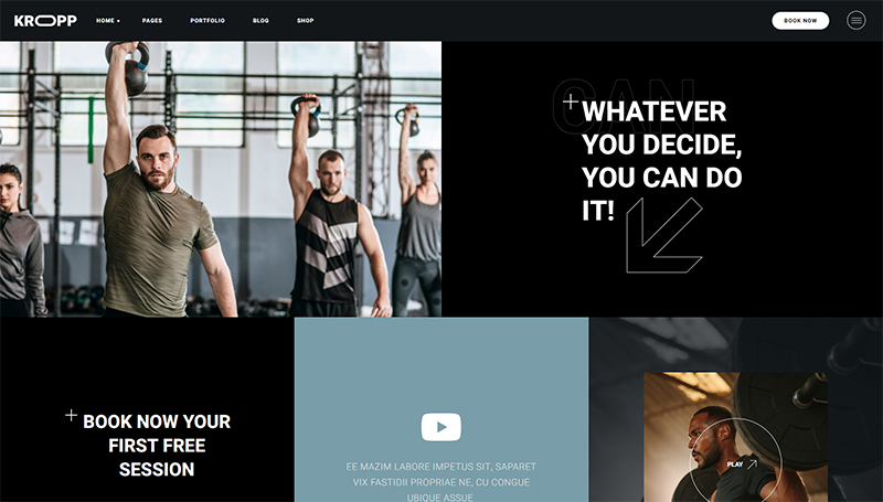 Kropp - Fitness and Gym Theme