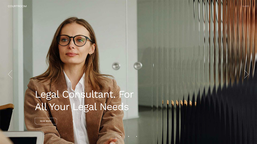 Courtroom - Lawyer and Law Firm Theme