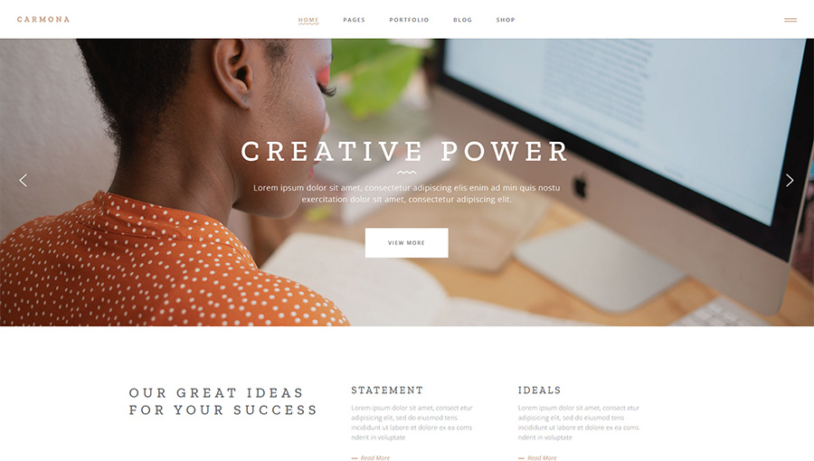 Carmona - Creative Multipurpose Theme