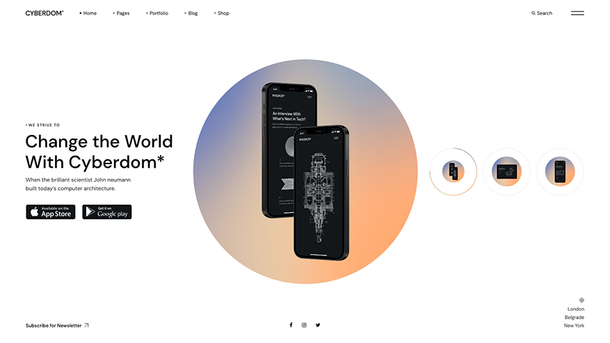 Cyberdom - Technology and Software Company Theme