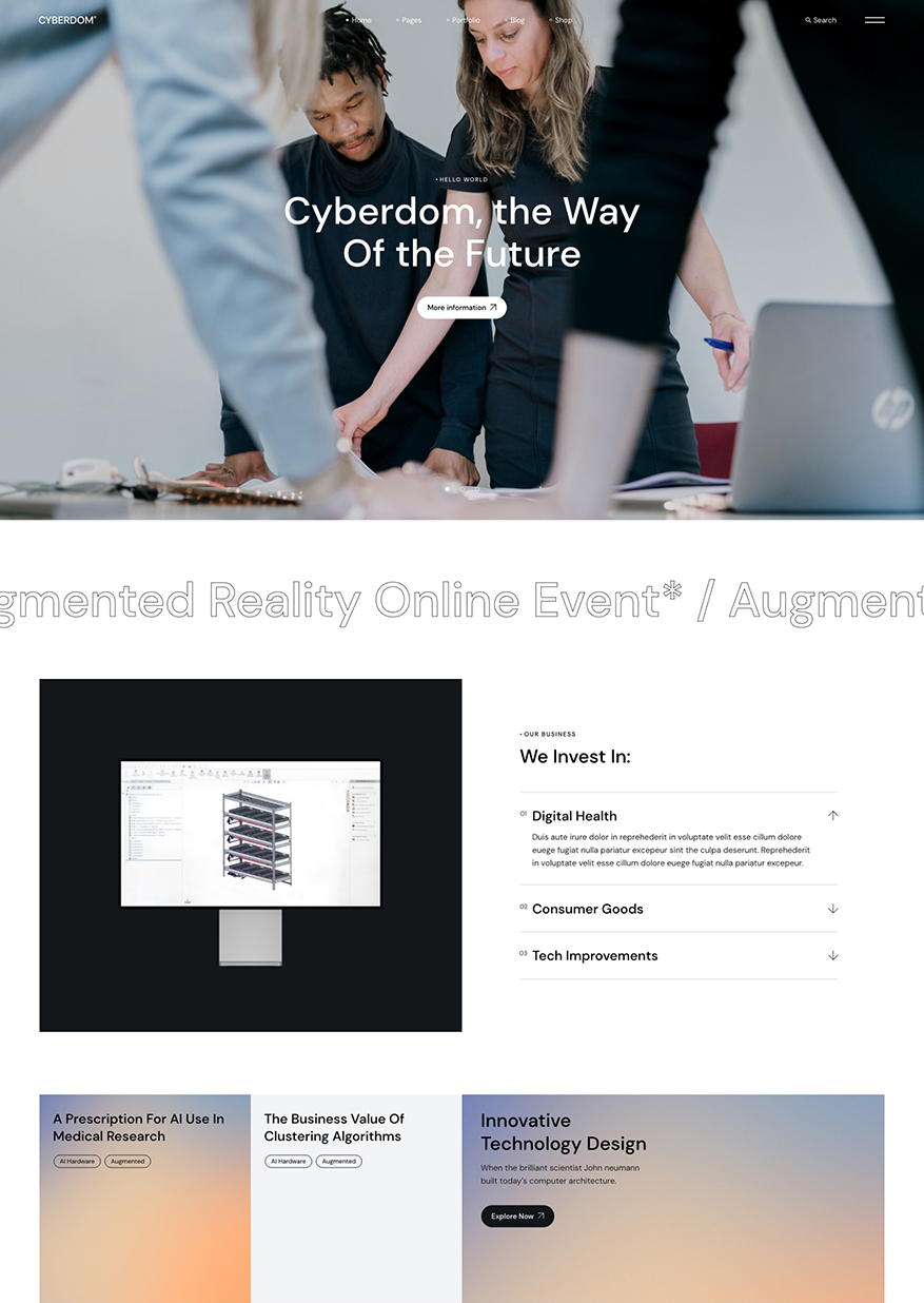 Cyberdom - Technology and Software Company Theme