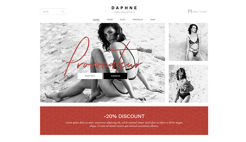 Daphne - Lingerie Shop Theme