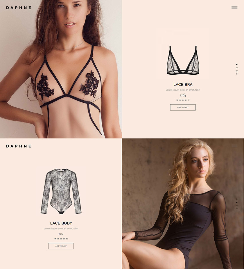 Daphne - Lingerie Shop Theme