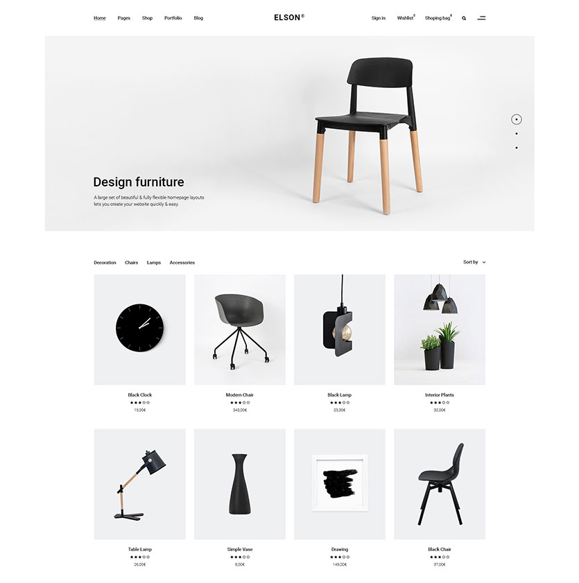 Elson - Modern Shop Theme