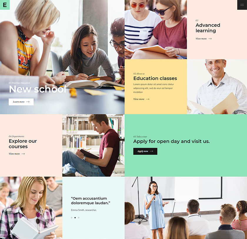 Emeritus - Education and Online Courses Theme