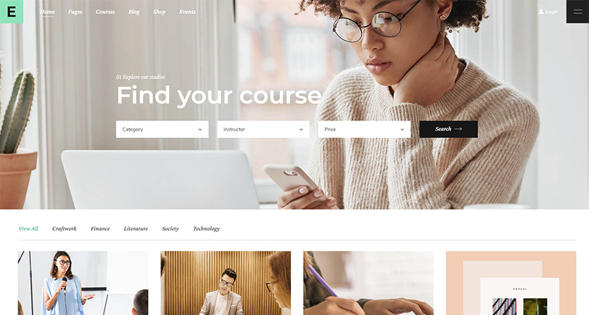 Emeritus - Education and Online Courses Theme