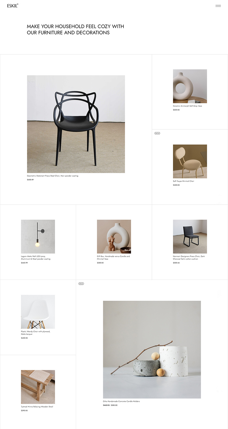 Eskil - Furniture Store Theme