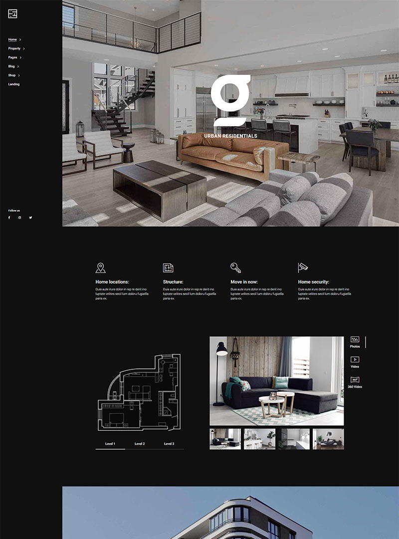 Fokkner - Real Estate and Property Theme