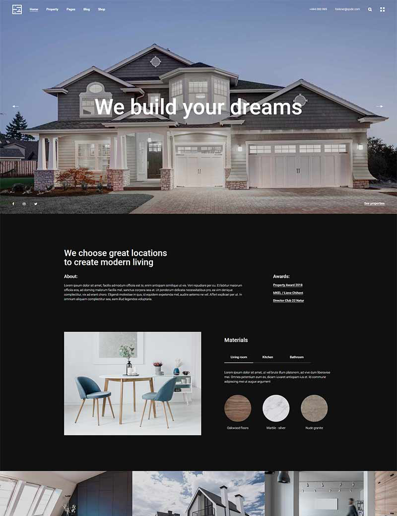 Fokkner - Real Estate and Property Theme