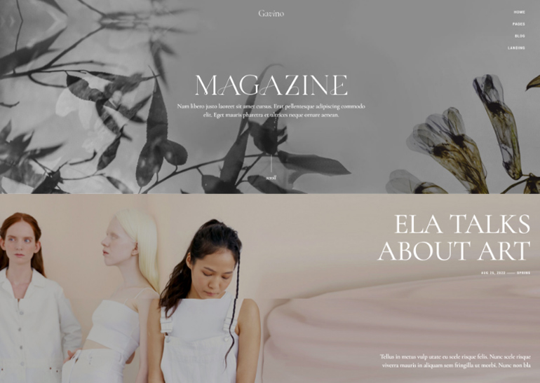 Gavino - Lifestyle Magazine and Blog Theme