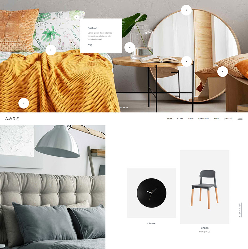 Aare - Furniture Store WordPress Theme