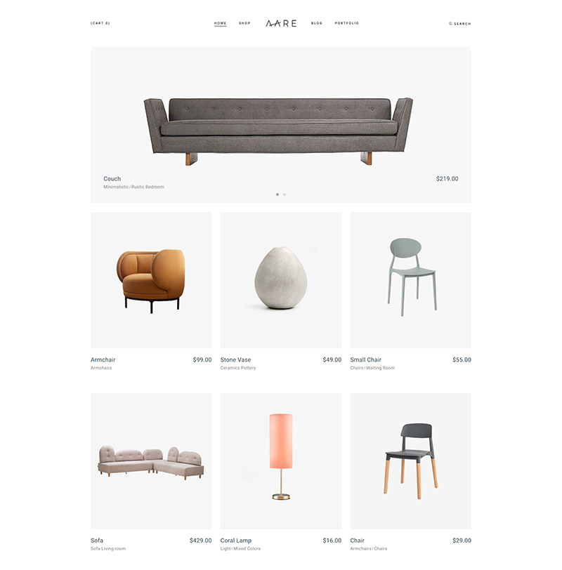 Aare - Furniture Store WordPress Theme