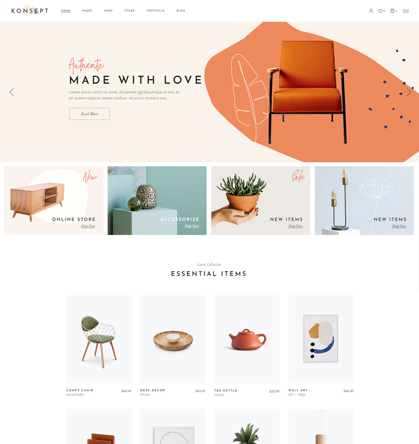 Konsept - Furniture Store Theme