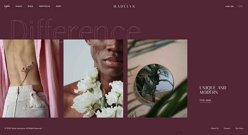 Madelyn - Elegant Creative Theme