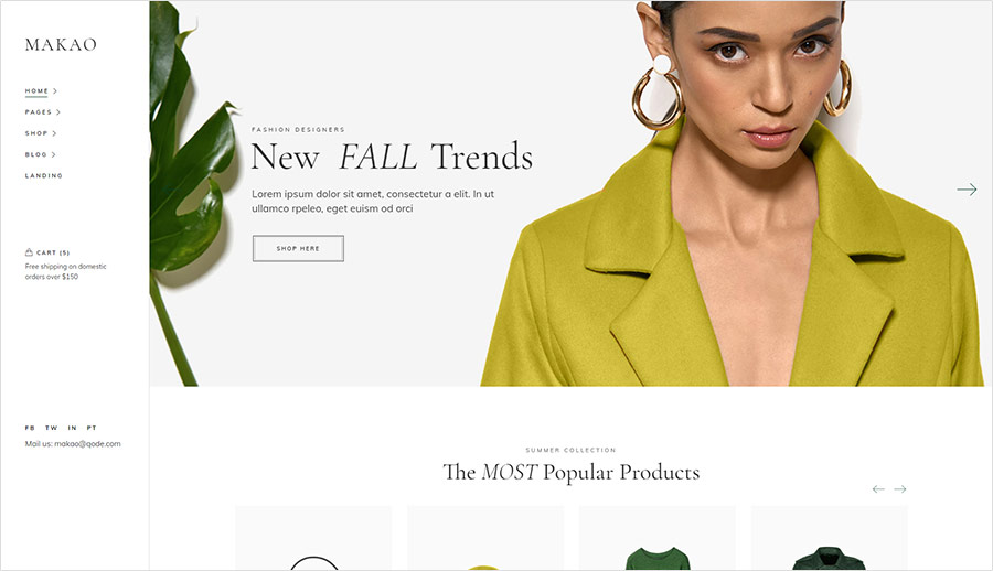 Makao - Fashion Shop WordPress Theme