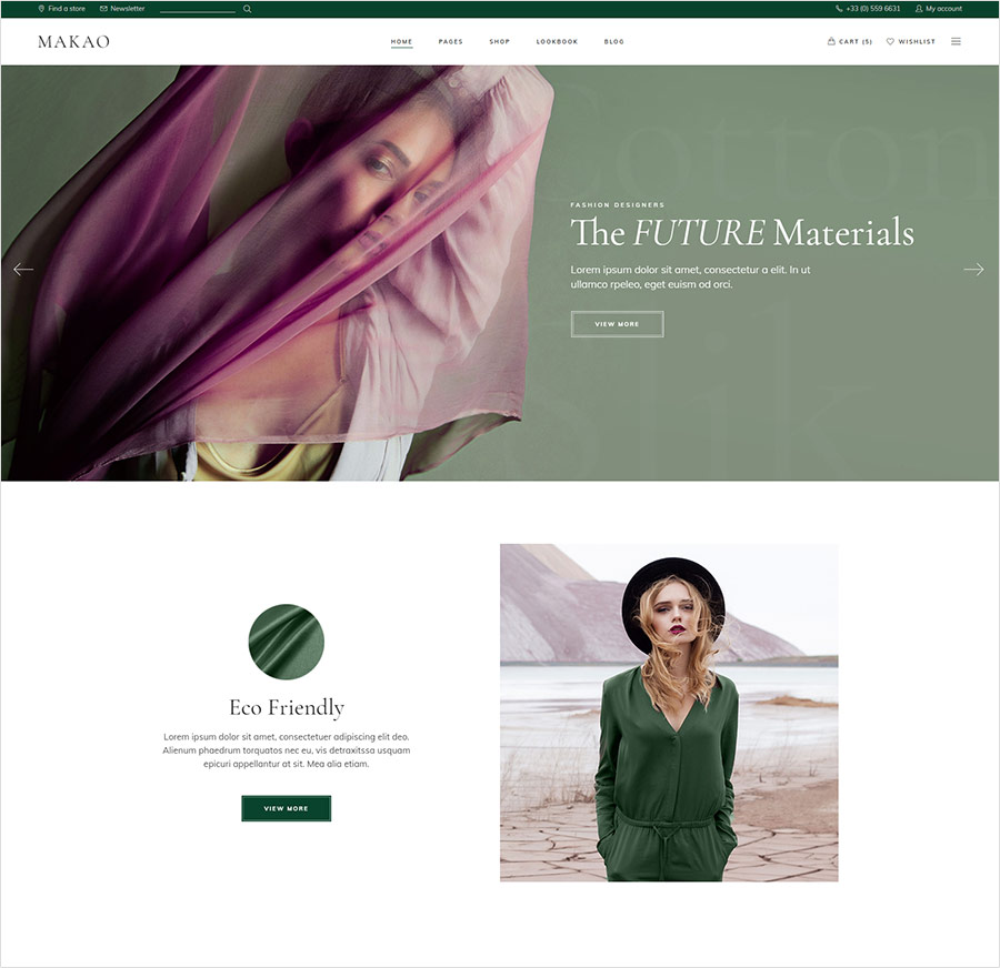 Makao - Fashion Shop WordPress Theme