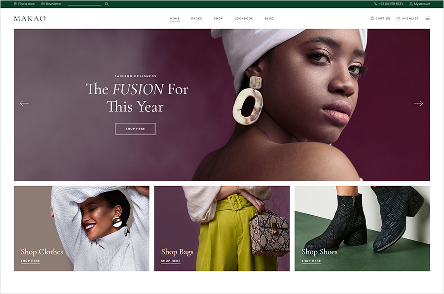 Makao - Fashion Shop WordPress Theme