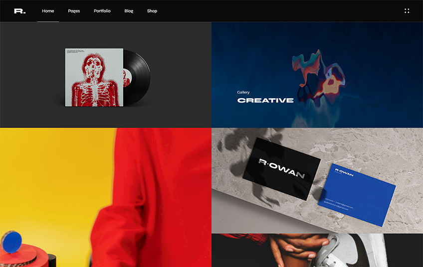 Rowan - Portfolio Theme