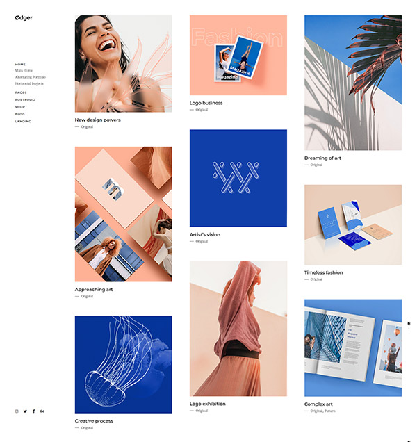 Ødger - Creative Portfolio Theme