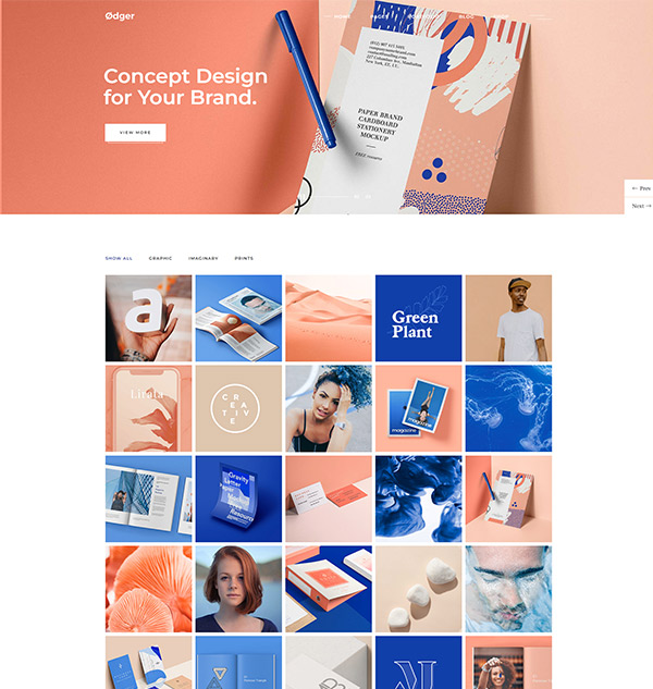 Ødger - Creative Portfolio Theme