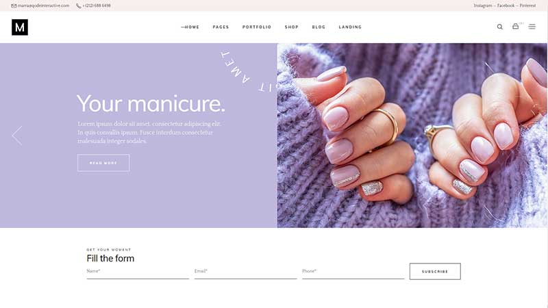 Marra - Beauty WordPress Theme