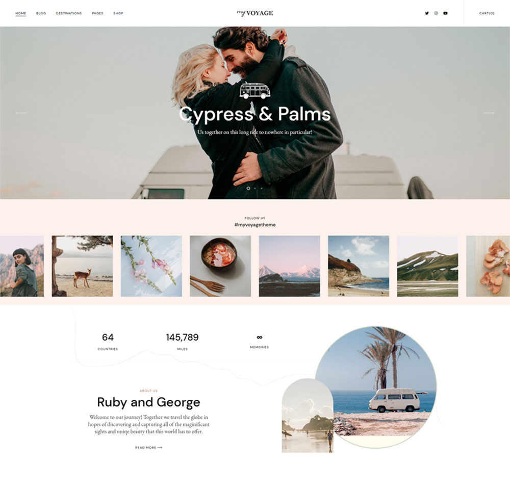 MyVoyage - Travel Blog WordPress Theme