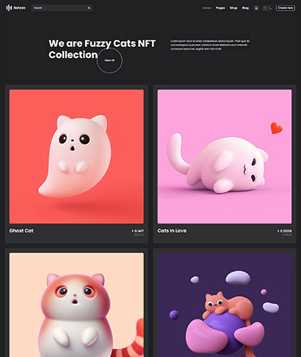 Netzen - Multivendor NFT Marketplace Theme